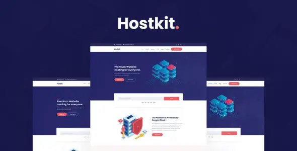 Hostkit – Hosting Services Elementor Template Kit